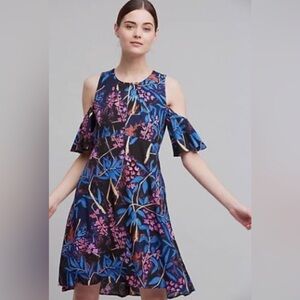 Maeve fun and flirty dress with open flutter sleeves size 4